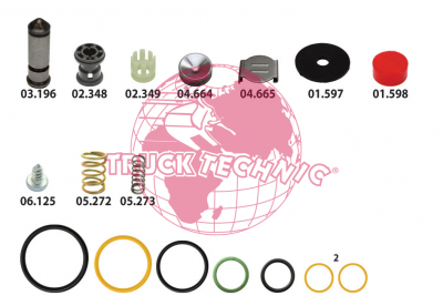 REP. VALVULA DE CAJA 4 PERNOS CUELLO ALTO